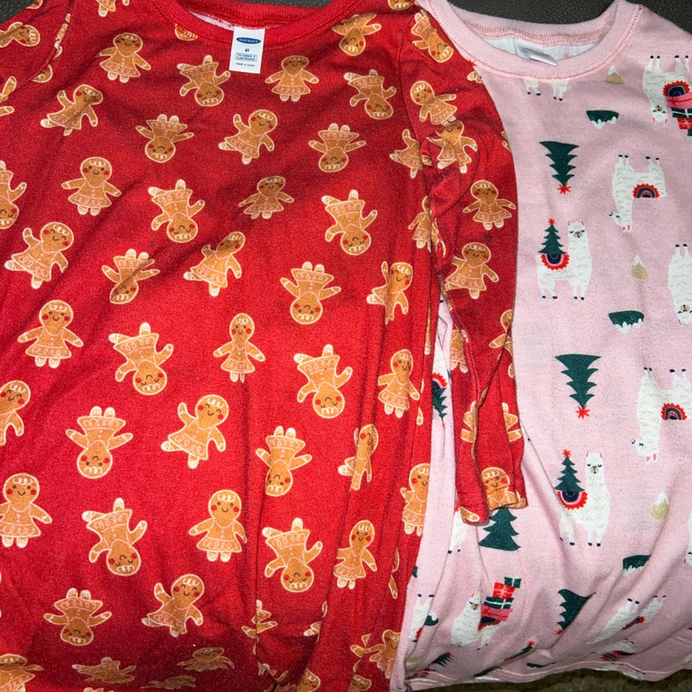 Old Navy Kids Pajamas - Red and Pink
